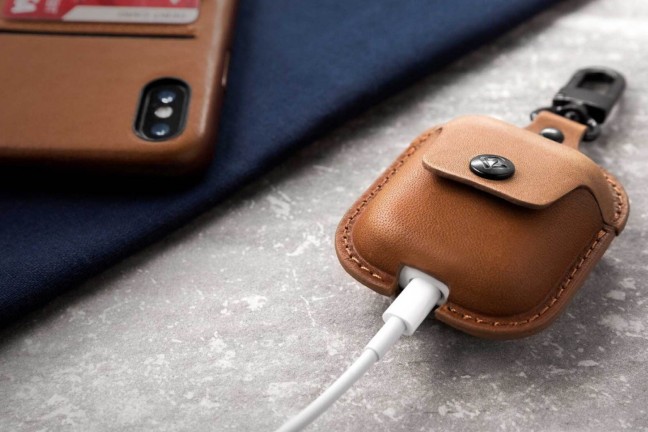 Twelve South AirSnap AirPods case. ($30)