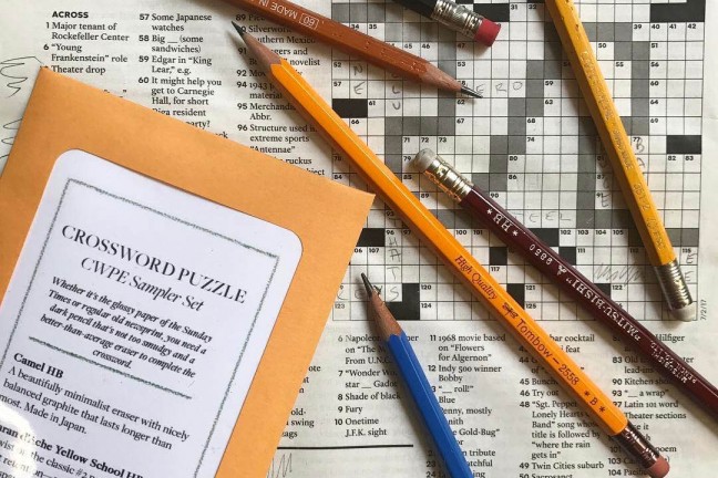 CW Pencils crossword sampler set. ($12)